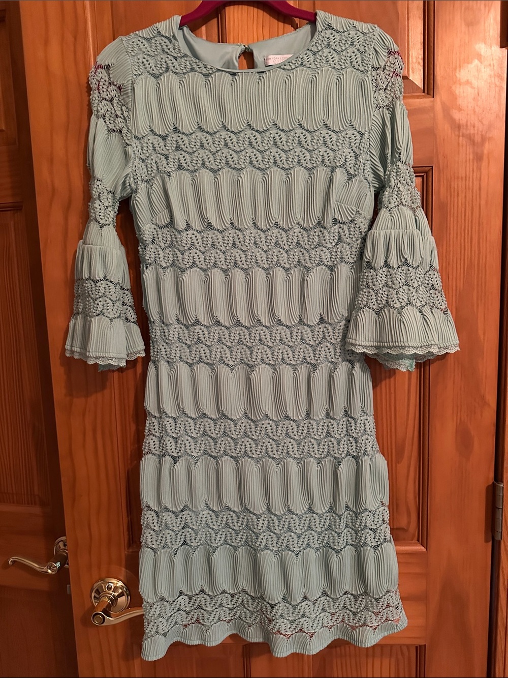 New York & Company Sage lace  Midi Dress like new